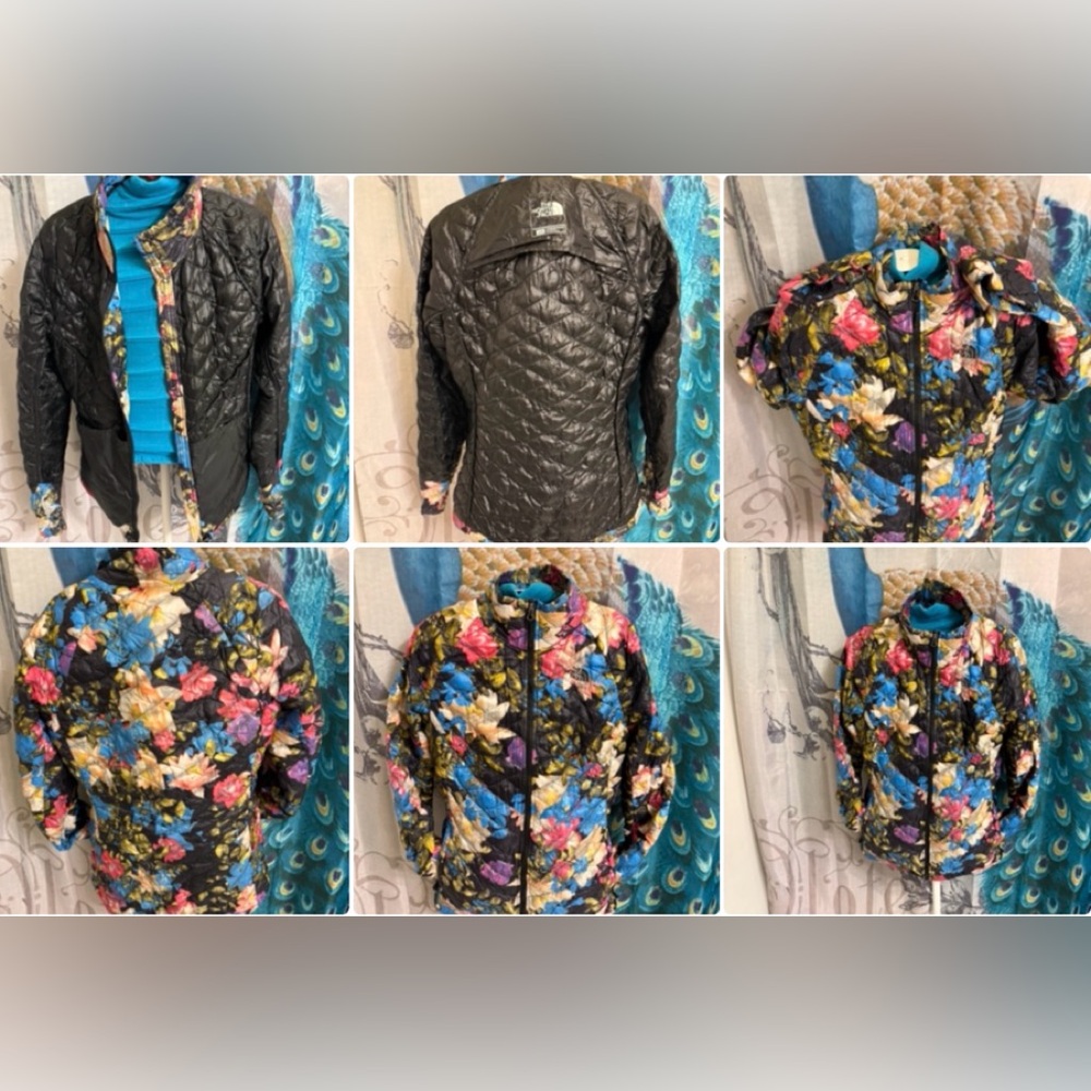 Preowned The North Face Floral Thermoball “The Stow” size S/P